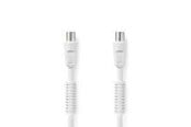 Antennekabel / connector - Nedis Coax Cable | IEC (Coax) Male | IEC (Coax) Female | Nickel Plated - CSGL40020WT150