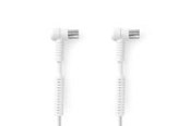 Antennekabel / connector - Nedis Coax Cable | IEC (Coax) Male | IEC (Coax) Female | Nickel Plated - CSGL40120WT50
