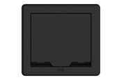 Kabels - diversen - Crestron Electronics Crestron FT2-700-MECH-PTL-B FlipTop FT2 Series - outlet box - cable management system 700 size mechanical pass-through lid - black - FT2-700-MECH-PTL-B