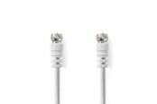 Beelscherm- en tv-kabel - Nedis Satellite & Antenna Cable | F Male | F Male | Nickel Plated | 75 Ohm - CSGL41000WT30