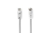 Antennekabel / connector - Nedis CSGL41800WT15 coaxial cable - CSGL41800WT15