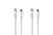 Antennekabel / connector - Nedis CSGL4500WT15 coaxial cable - CSGL4500WT15