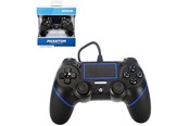 Gaming accessoires - TeknoGame Phantom P4 - Black - Wired Controller - Sony PlayStation 4 - 849172014268