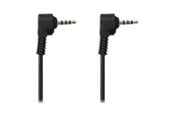 Beelscherm- en tv-kabel - Nedis video / audio cable - 1 m - CVGB22000BK10