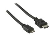 Beelscherm- en tv-kabel - Nedis HDMI cable with Ethernet - 2 m - CVGB34500BK20