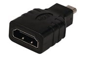Beelscherm- en tv-kabel - Nedis HDMI adapter with Ethernet - CVGB34907BK