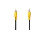 Beelscherm- en tv-kabel - Nedis CVGL24100BK20 composite video cable - CVGL24100BK20
