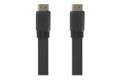 Beelscherm- en tv-kabel - Nedis HDMI cable with Ethernet - 3 m - CVGP34100BK30