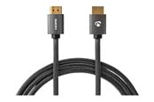 Beelscherm- en tv-kabel - Nedis HDMI cable with Ethernet - 3 m - CVTB34000GY30