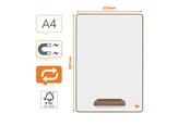 Conferentie & Presentatie - Nobo A4 Mini Whiteboard, 4 stuks - 1915710