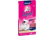 Katten - Vitakraft - Liquid Snack with Liver Sausage + Biotin 6x15g - 58066