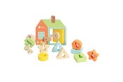 Speelgoed voor baby's - Classic World Wooden Lock Opening Shape Game 11 pcs. - 20143