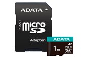 Geheugenkaart - A-Data Premier Pro MicroSD/SD V30S - 100MB/s - 1TB - AUSDX1TUI3V30SA2-RA1