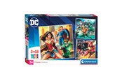 Puzzels - Clementoni Jigsaw Puzzle Super Color Square DC Comics Justice League 3x48pcs. Vloer - 25296