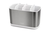 Badkamer accessoires - Joseph Joseph 70531 toothbrush holder, stainless steel - 70531