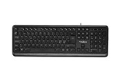 Toetsenbord - Nedis - keyboard - QWERTY - Nordic - black - Toetsenbord - Noords - Zwart - KBMU200BKND
