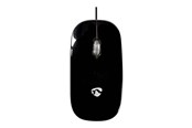 Muis - Nedis - mouse - USB - black - Muis - Optisch - 3 knoppen - Zwart - MSWD200BK