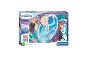 Puzzels - Clementoni Disney Frozen Jigsaw Puzzle Super Color 104 pcs - 25737