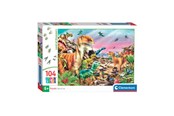 Puzzels - Clementoni Jigsaw Puzzle Super Color Trolls 3 104pcs. Vloer - 25768