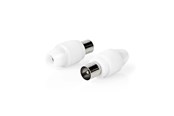 Beelscherm- en tv-kabel - Nedis CSGB40903WT coaxial connector - CSGB40903WT