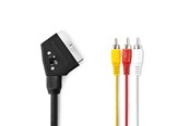 Beelscherm- en tv-kabel - Nedis CVGL31130BK20 SCART cable - CVGL31130BK20