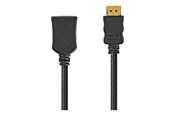 Beelscherm- en tv-kabel - Nedis CVGL34096BK20 HDMI cable - CVGL34096BK20