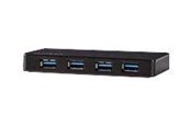 USB hub - Nedis UHUBU3420BK - hub - 4 ports USB hub - 4 - USB 3.2 - Zwart - UHUBU3420BK
