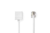 Telefoonkabel - Nedis TCGL90205WT50 telephone cable - TCGL90205WT50