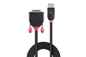 Beelscherm- en tv-kabel - Lindy DisplayPort to DVI-D Cable - 5m - 41493