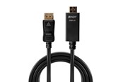 Beelscherm- en tv-kabel - Lindy DisplayPort to HDMI Cable - 3m - 36923