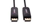 Beelscherm- en tv-kabel - Lindy Fibre Optic Hybrid DisplayPort 2.0 Cable - 50m - 38525