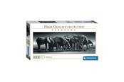 Puzzels - Clementoni Jigsaw Puzzle Panorama Herd of Giants 1000pcs. Vloer - 39836