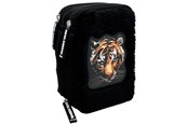 School accessoires - Tinka Triple Pencil Case – Tiger – Black – Cool School - 8-804207