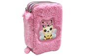School accessoires - Tinka Triple Pencil Case – Bee – Pink – Cool School - 8-804205