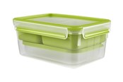 Keuken accessoires - EMSA CLIP & GO - food storage container - green transparent - 2.2 L - 3110600385
