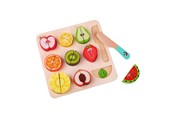 Houten speelgoed - Classic World Wooden Cutting Fruit 20pcs. - 5012