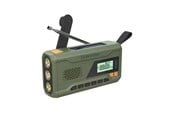 DAB & Wekkerradio - Manta Portable Emergency Radio - FM - Mono - Green - RDI401G