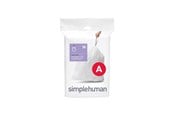 Reiniging - Simplehuman Code A op maat gemaakte vuilniszakken, verpakking van 30, wit - CW0160