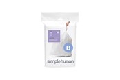 Reiniging - Simplehuman Code B op maat gemaakte vuilniszakken, verpakking van 30, wit - CW0161