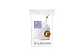 Reiniging - Simplehuman Code F op maat gemaakte vuilniszakken, verpakking van 20, wit - CW0165
