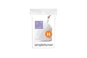 Reiniging - Simplehuman Code H op maat gemaakte vuilniszakken, verpakking van 20, wit - CW0168
