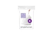 Reiniging - Simplehuman Code K op maat gemaakte vuilniszakken, verpakking van 20, wit - CW0171