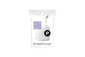 Reiniging - Simplehuman Code P op maat gemaakte vuilniszakken, verpakking van 20, wit - CW0175