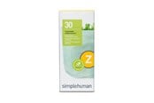 Reiniging - Simplehuman Code Z op maat gemaakte vuilniszakken, verpakking van 30, wit - CW0525