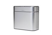 Afvalscheiding - Simplehuman 4L compostemmer, geborsteld roestvrij staal - CW1645