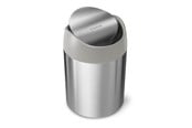 Afvalscheiding - Simplehuman 1,5L mini prullenbak, geborsteld - CW2084