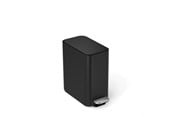 Afvalscheiding - Simplehuman 5L slanke pedaalemmer, zwart roestvrij staal - CW2101