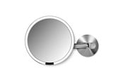 Make-up spiegels - Simplehuman hard-wired wandgemonteerde sensorspiegel, geborsteld roestvrij staal - ST3003