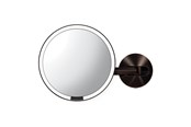 Make-up spiegels - Simplehuman hard-wired wandgemonteerde sensorspiegel, donker brons - ST3023