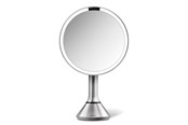 Make-up spiegels - Simplehuman Sensor spiegel met touch-control helderheid en dubbele lichtinstelling, geborsteld - ST3052